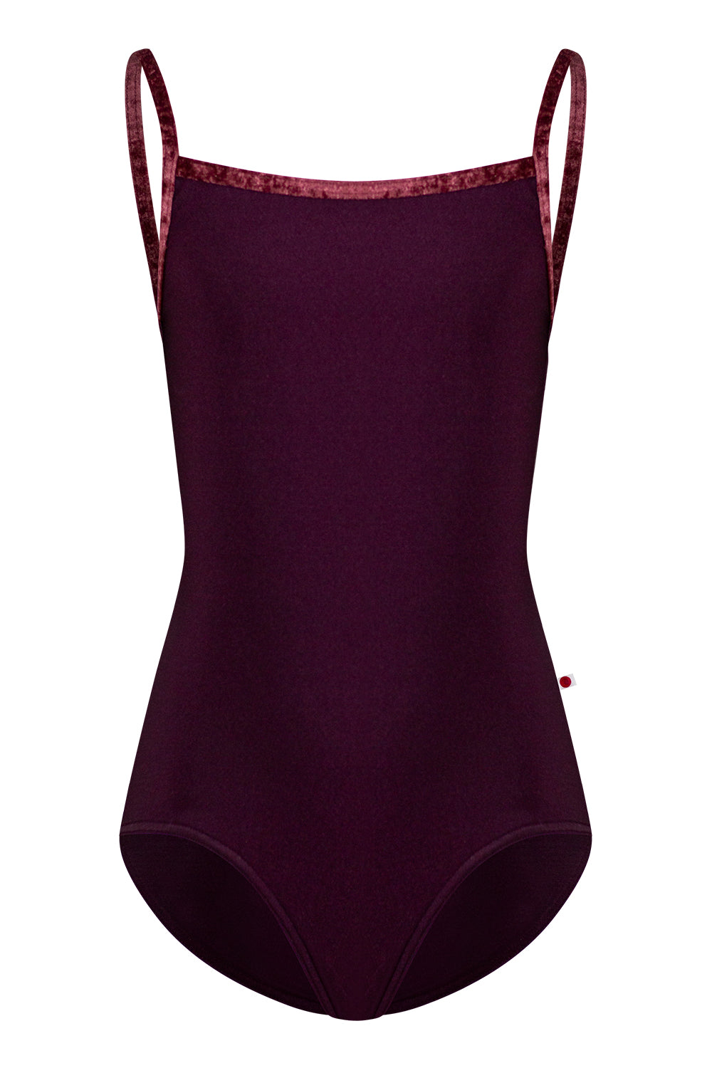 Kids Marisa leotard in N-Opera body color with CV-Garnet trim color