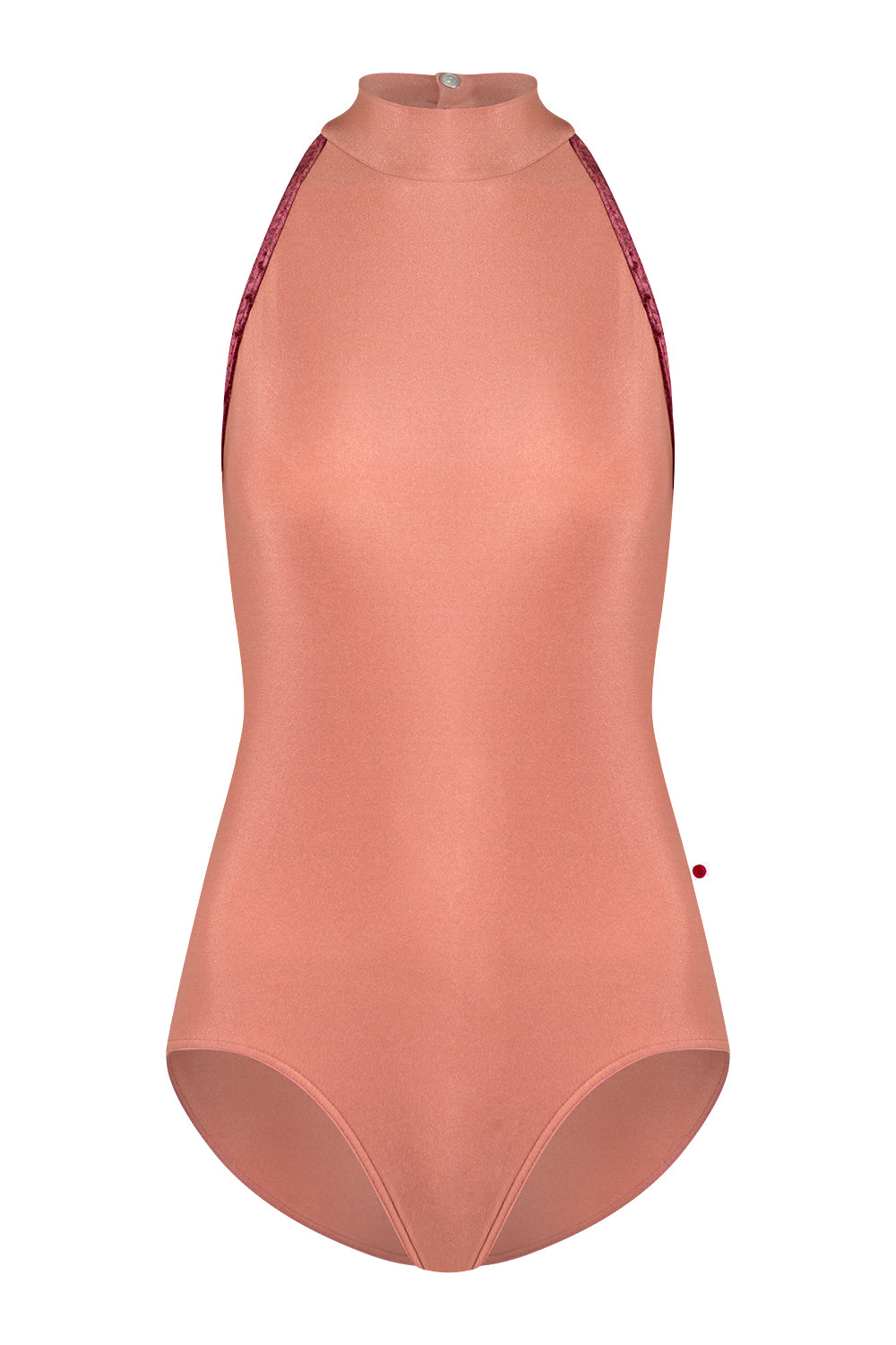 Noe leotard in N-Rosewood body color with CV-Garnet trim color