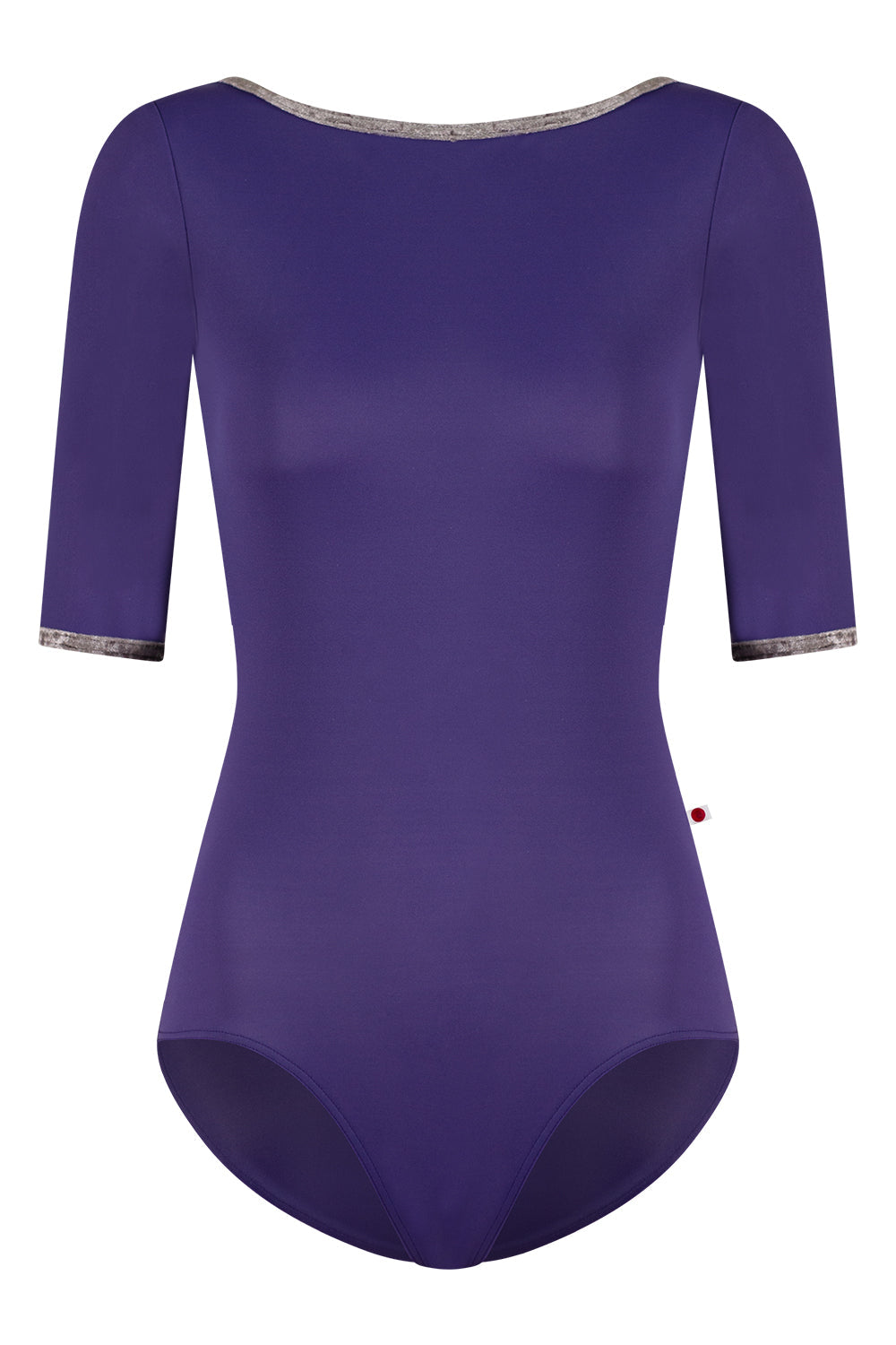 Sofiane leotard in T-Myth body color with CV-Phantom trim color and half sleeves