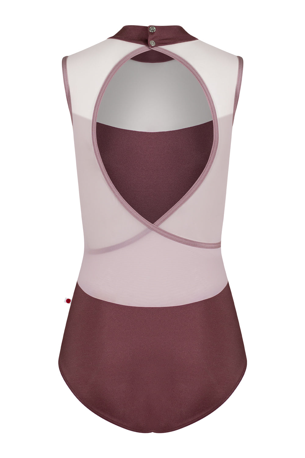 Camila leotard in N-Phoenix body color with Mesh Rose top color and N-Magic trim color