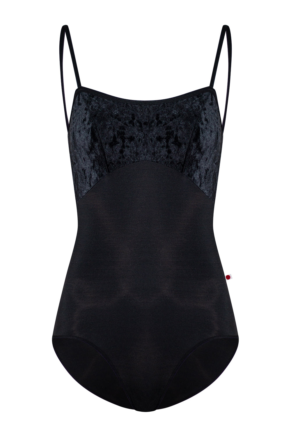 Denise leotard in N-Black body color with CV-Black top color and N-Black trim color