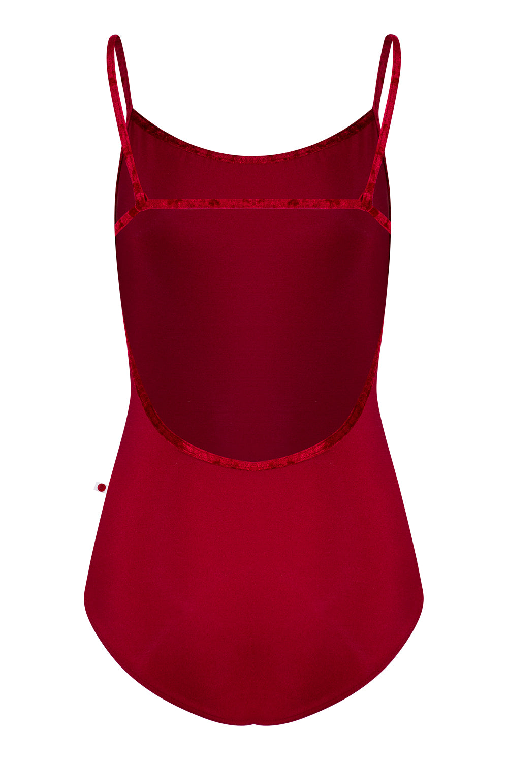 Tamara leotard in N-Berry body color with CV-Dark Red trim color