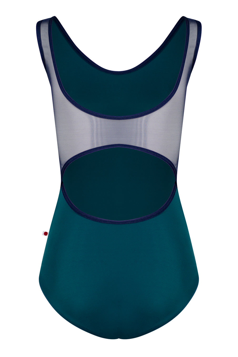 Veronique leotard in T-Zenith body color with Mesh Dark Blue top color and N-Dark Blue trim color