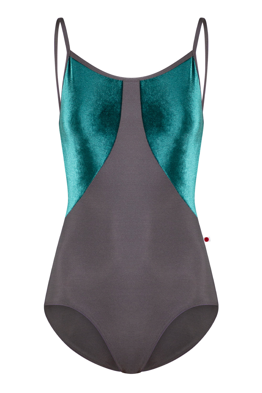 Amanda leotard in N-Shadow body color with V-Orbit top color and N-Shadow trim color