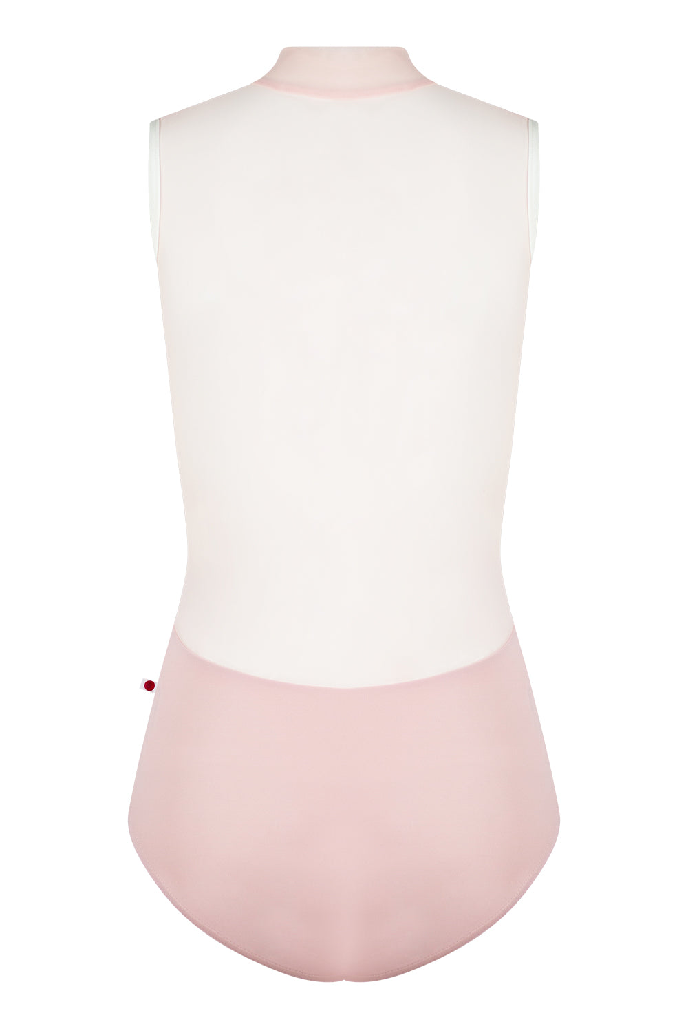 Jessica Mesh Variation 2 leotard in T-Petal body color with Mesh Blush top and collar color & N-Antique trim color